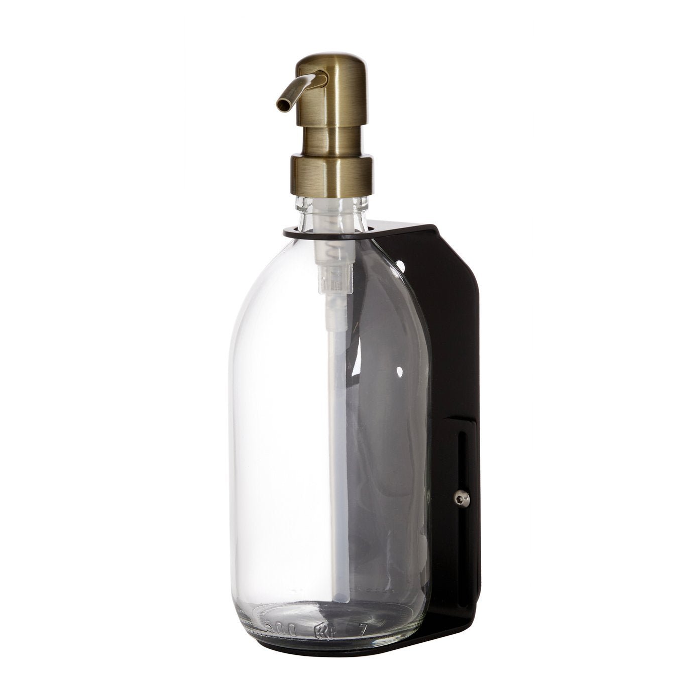 Black Single Wall Mounted Soap Dispenser - REGN