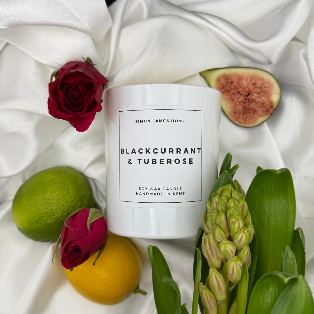 Blackcurrant & Tuberose Candle - Luxury Soy Wax - REGN