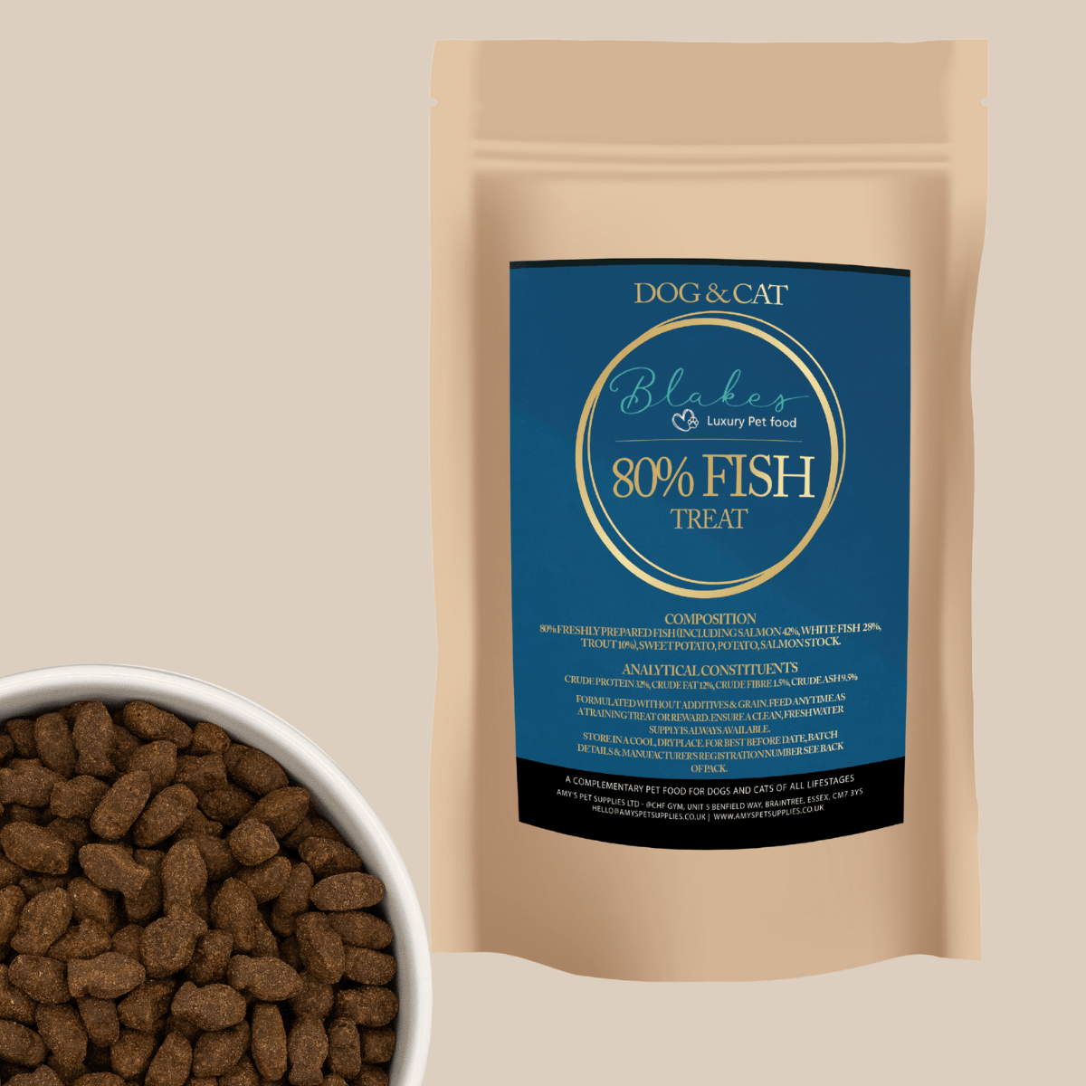 Blakes Fish Treats For Dogs & Cats - Grain Free - REGN