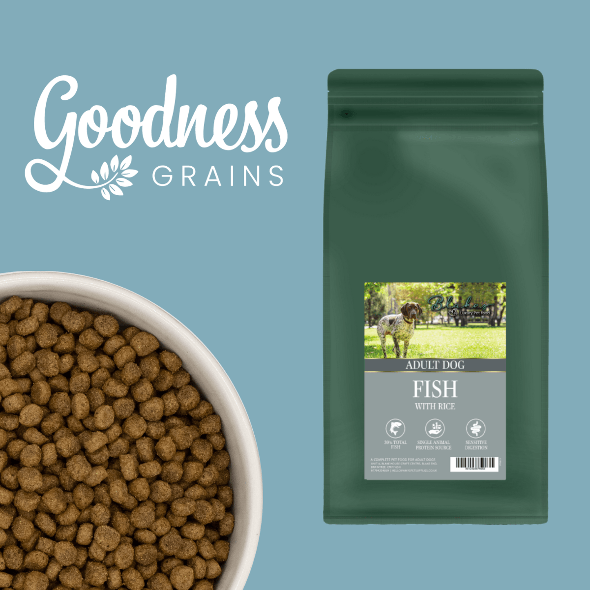 Blakes - Goodness Grains - Dog Food Range - REGN