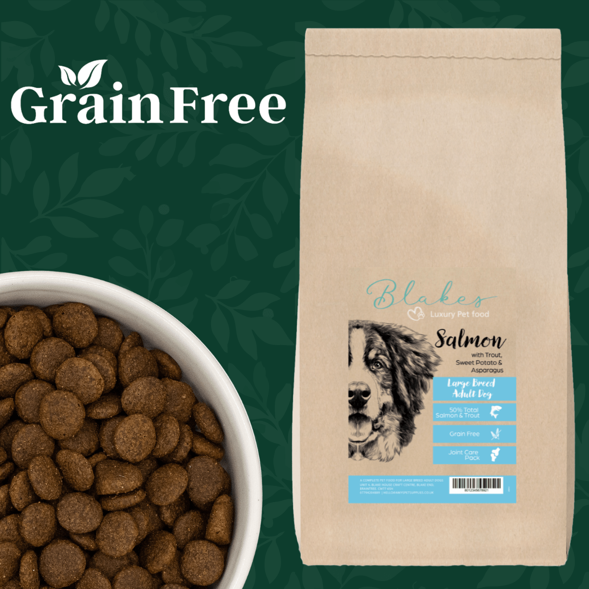 Blakes - Large Breed - Grain Free Complete Dog Food - REGN
