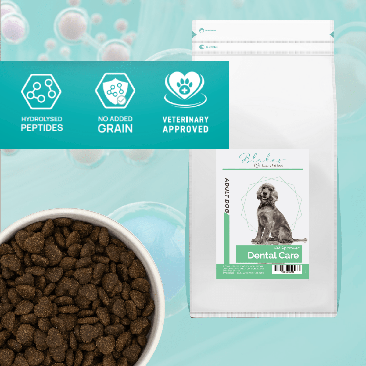 Blake’s Luxury Pet Food Peptide+ Hydrolysed Dog Food – Dental Care - REGN