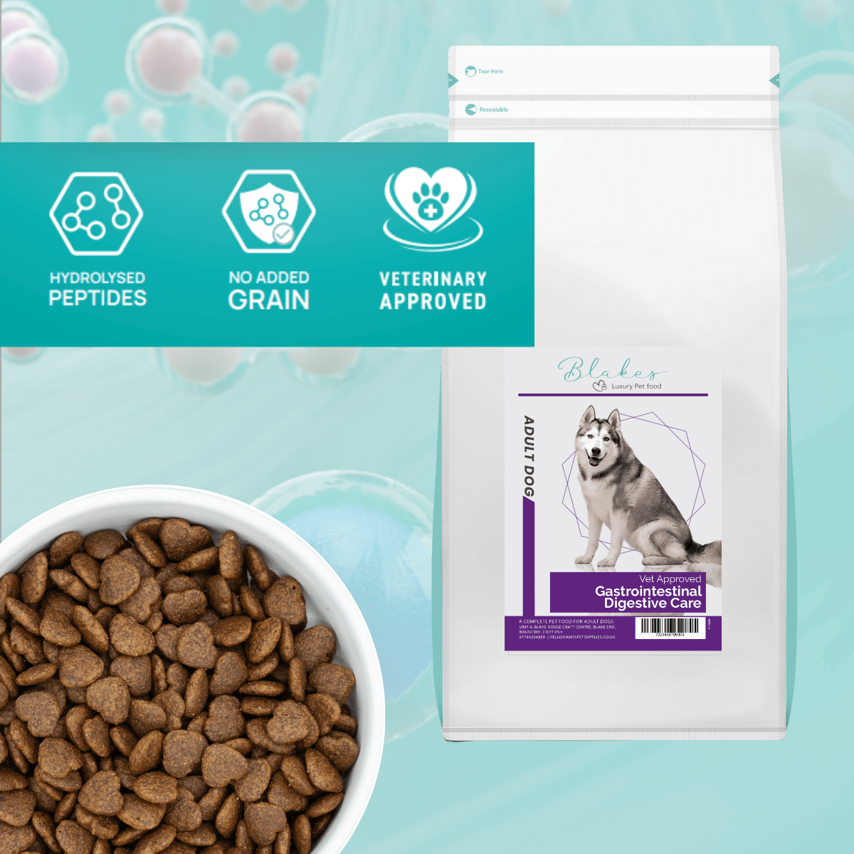 Blake’s Luxury Pet Food Peptide+ Hydrolysed Dog Food – Gastrointestinal Digestive Care - REGN