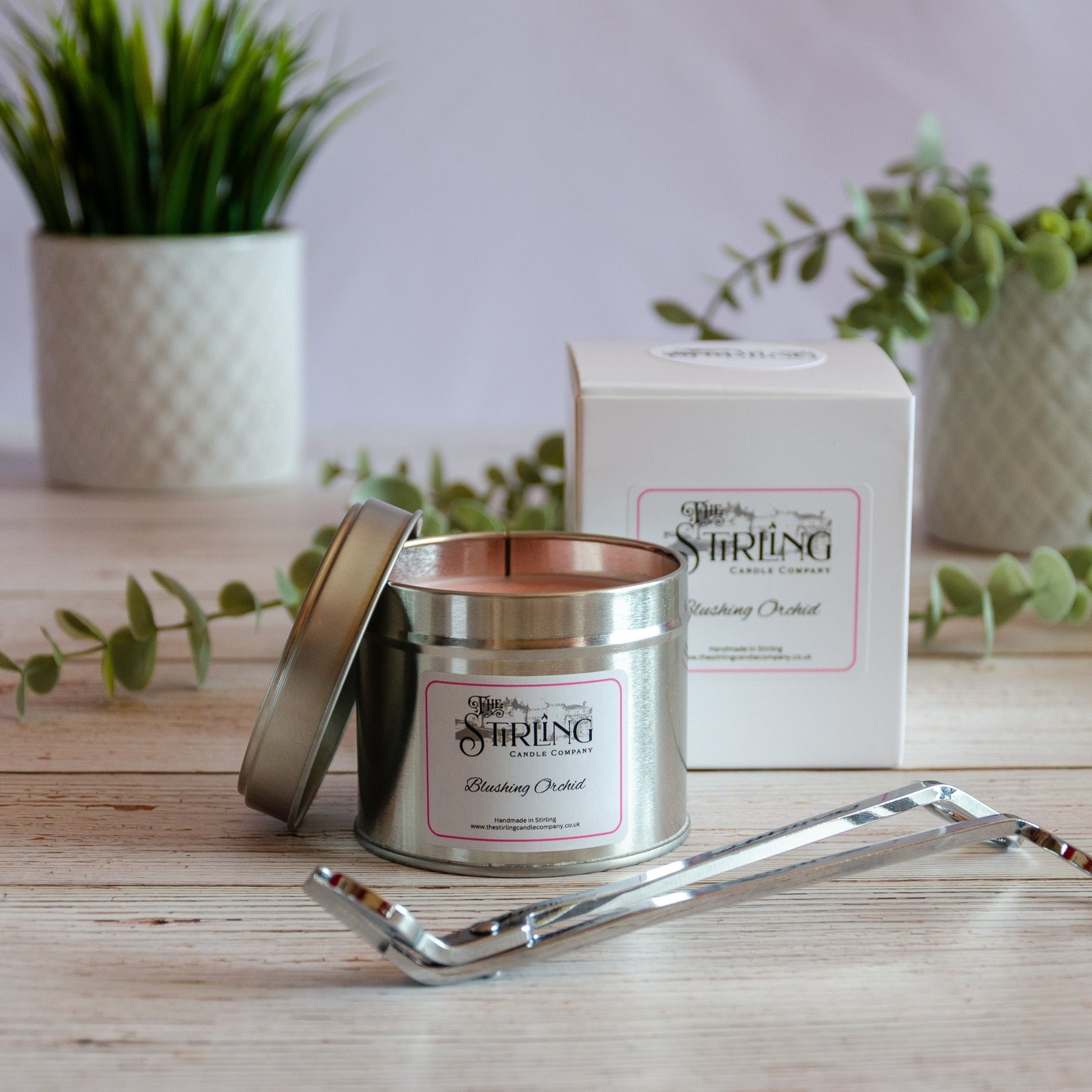 Blushing Orchid - Travel Tin Candle - Wooden Wick - REGN