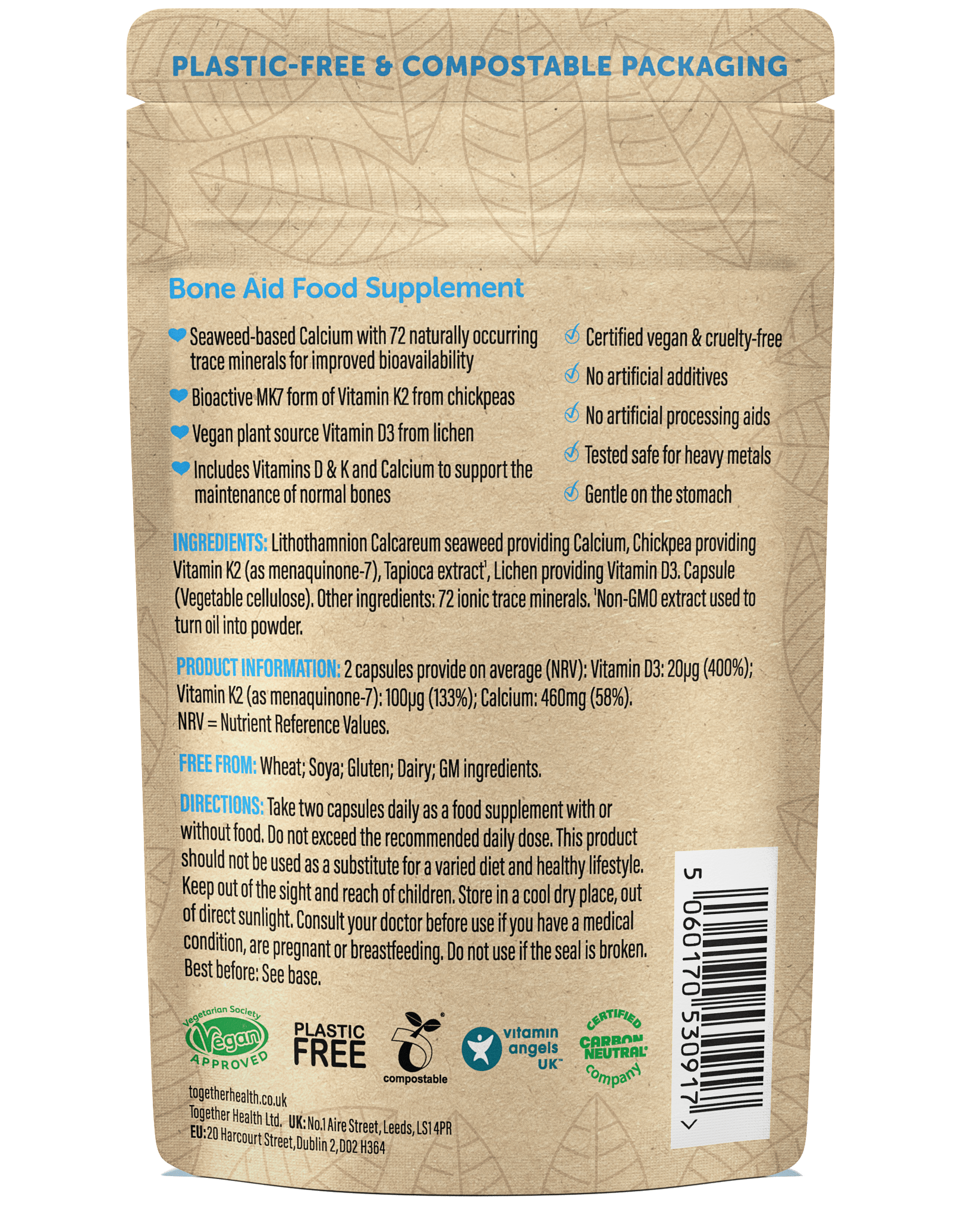 Bone Aid – Bone Vitamins – 60 Capsules - REGN