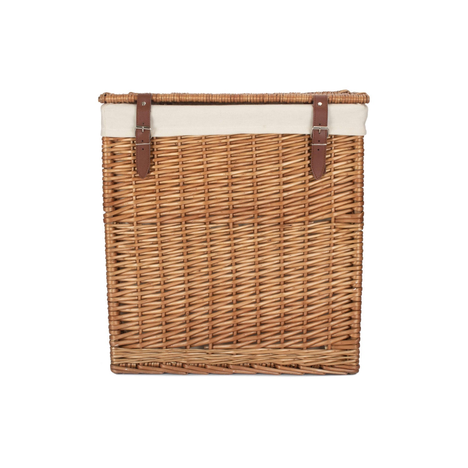 Boutique Double Steamed Wash Willow Laundry Hamper With Lining - Large - REGN
