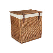 Boutique Double Steamed Wash Willow Laundry Hamper With Lining - Large - REGN