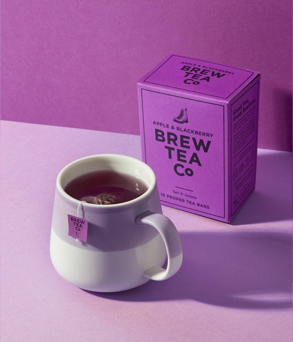Brew Tea Apple & Blackberry Proper Teabags (15 Teabags) - REGN