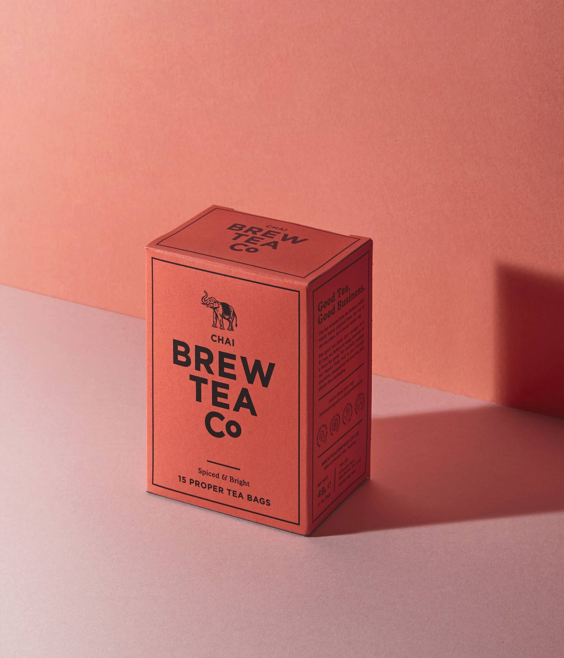 Brew Tea Chai Proper Teabags 15 Pack x6 - REGN