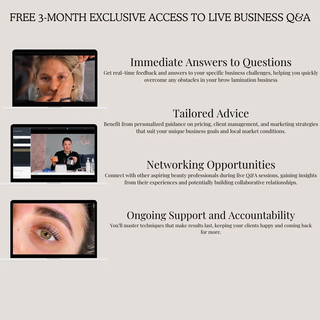 Brow Lamination, Waxing & Tinting Course Beginners 3 Course Bundle - REGN