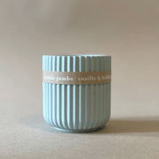 Bubblegum Stoneware Soy Candle – Eco - Friendly Colourful Candle - REGN
