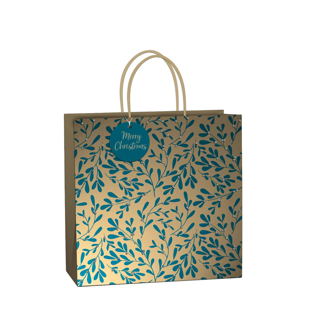 Christmas Luxe Gold Gift Bags – Premium Plastic-Free Gift Packaging