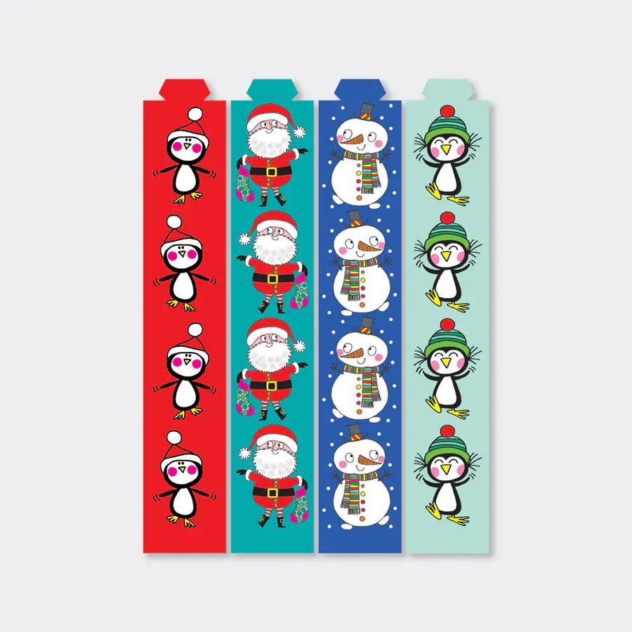 Christmas Paper Chain Kit – Santa, Penguins & Snowmen Designs (100 Links)