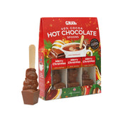 GNAW Christmas Trio Hot Chocolate Spoon Gift Set | Snowman, Santa & Christmas Tree | 3 Spoons