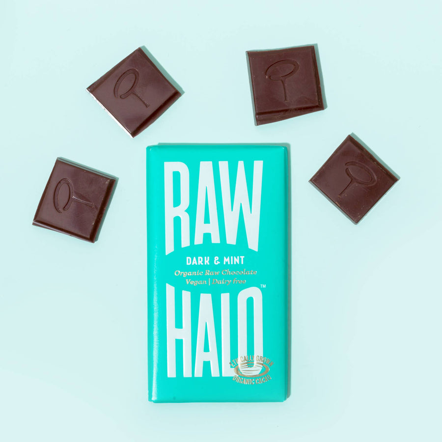 Organic Vegan Dark Chocolate with Mint 35g