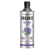 Eat Wholesome Organic Flax Seed Oil 500ml | Cold-Pressed