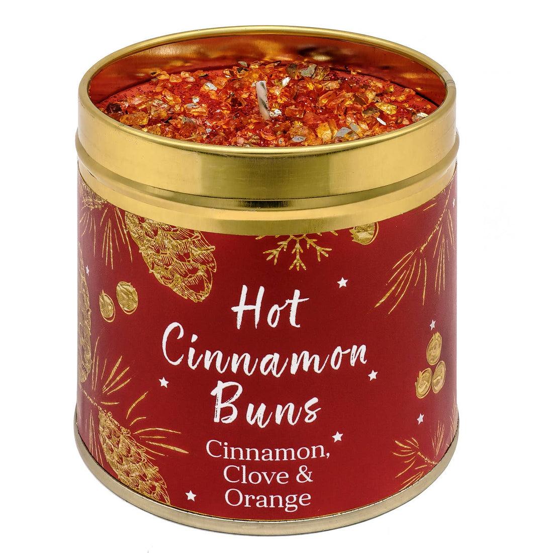 Christmas Elegance Candle – Hot Cinnamon Buns with Cinnamon, Clove & Orange