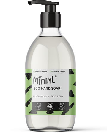 Cucumber & Aloe Hand Soap – 500ml Refillable Glass Bottle