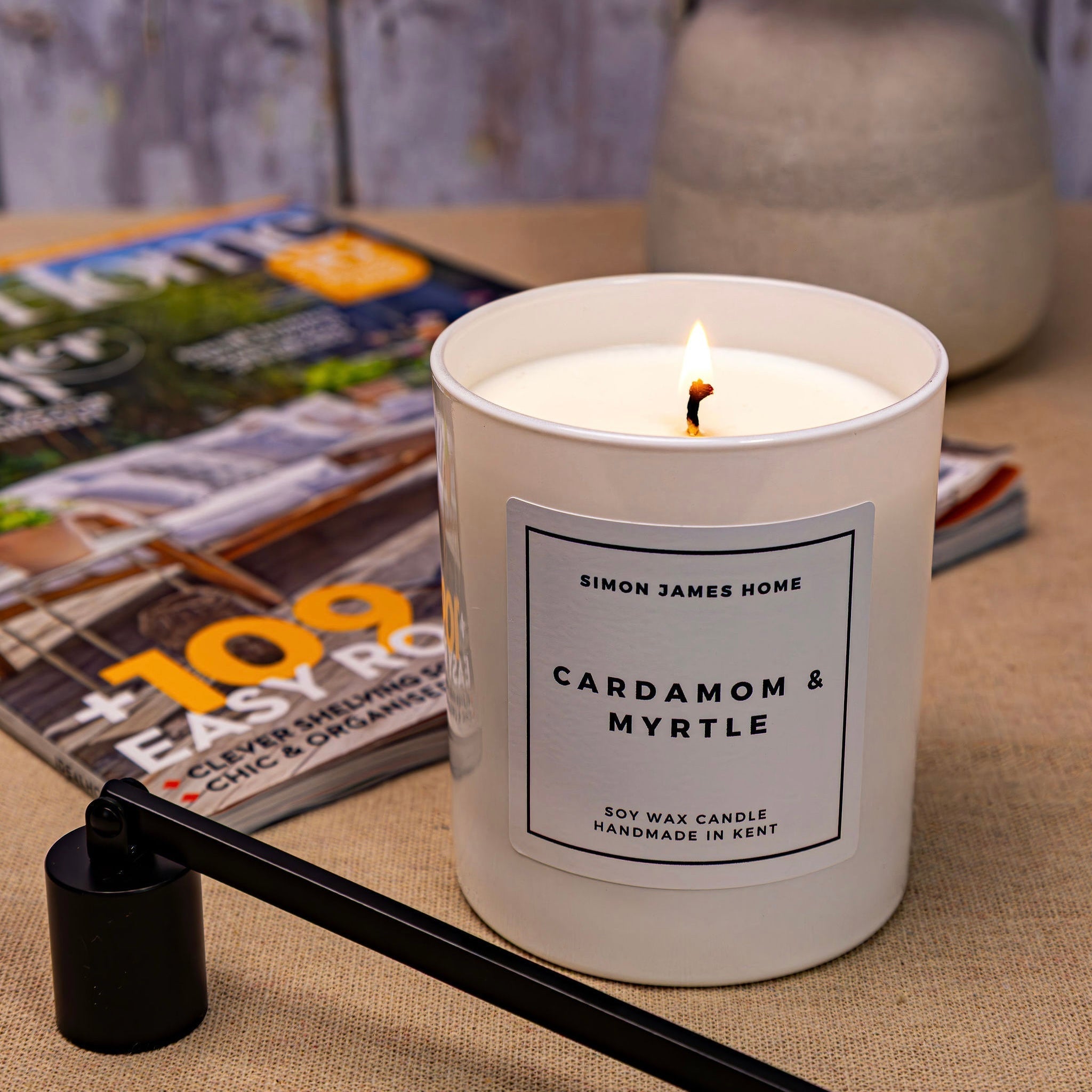Cardamom & Myrtle Candle - Luxury Soy Wax - REGN