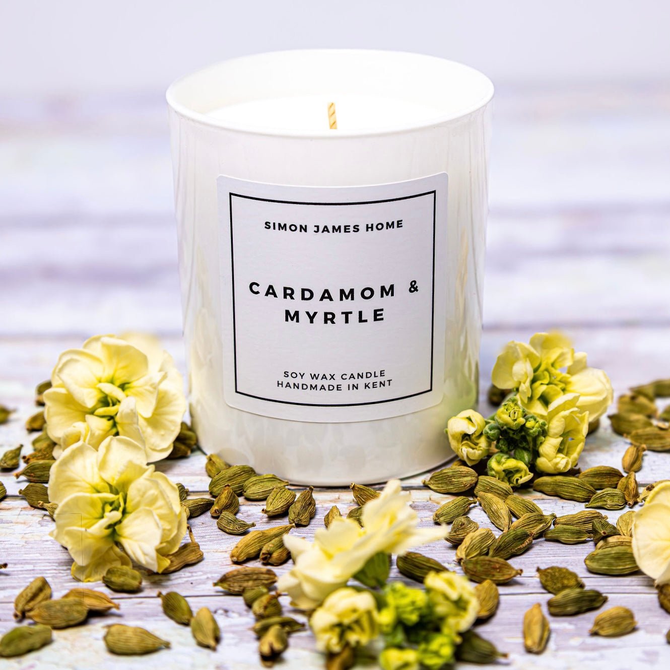 Cardamom & Myrtle Candle - Luxury Soy Wax - REGN