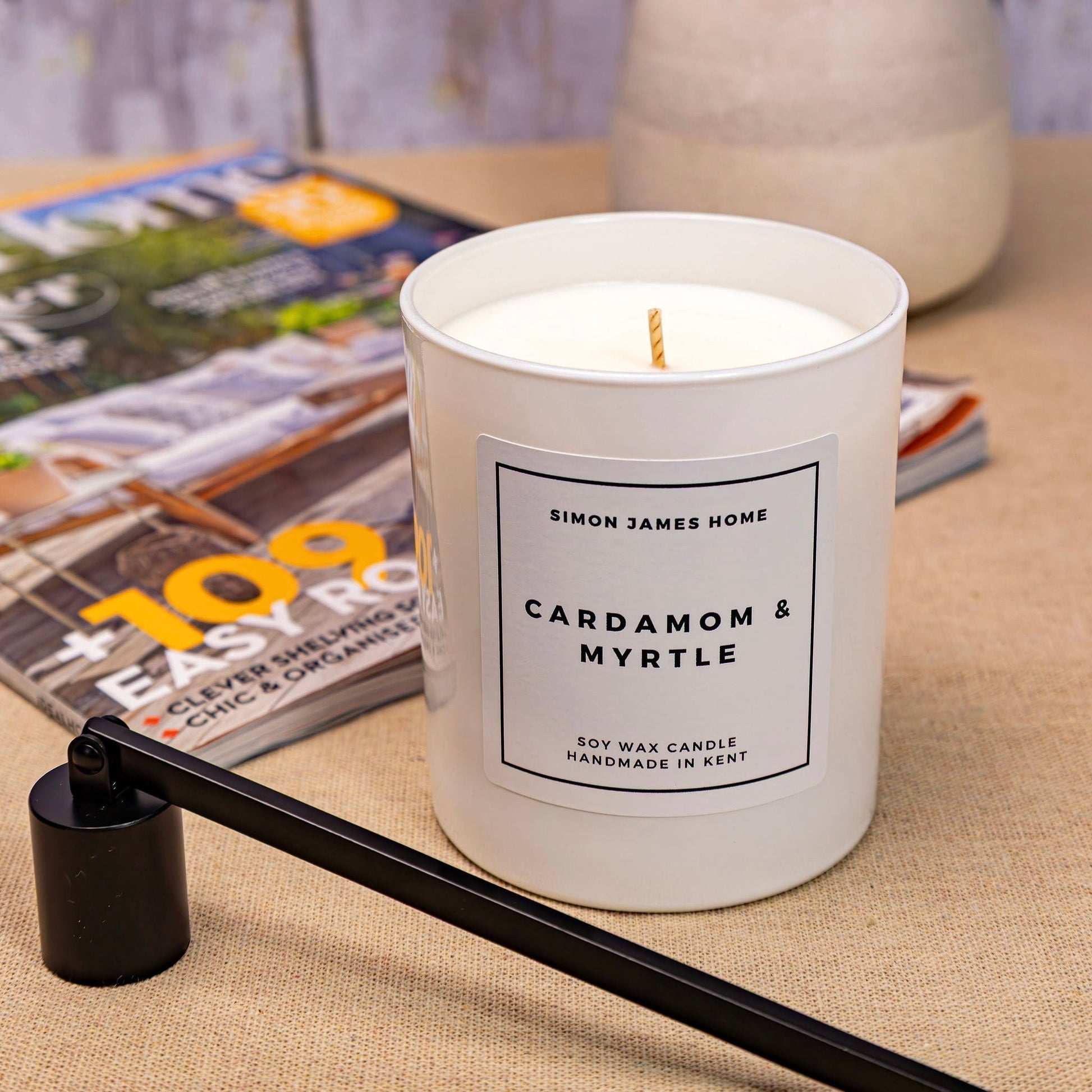 Cardamom & Myrtle Candle - Luxury Soy Wax - REGN