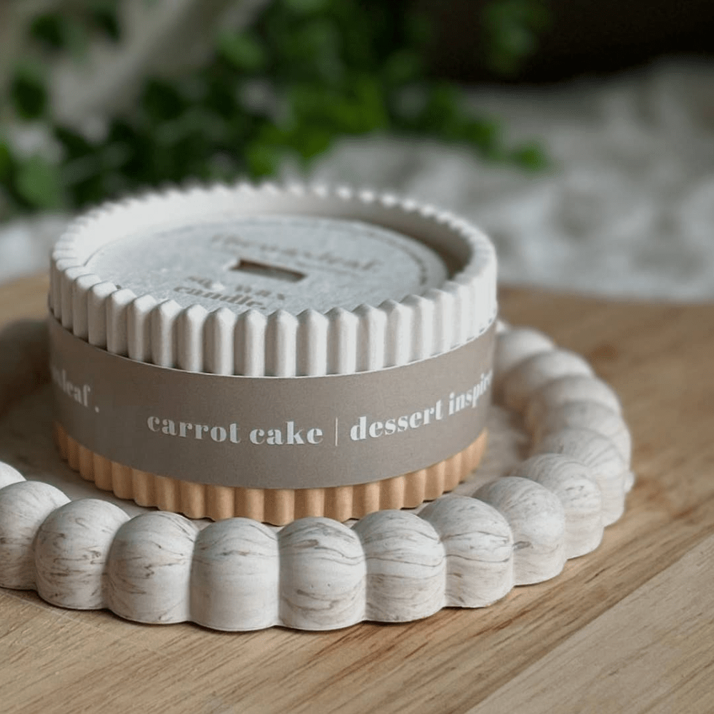 Carrot Cake Scented Soy Wax Refillable Small Candle | Up to 16 Hours - REGN