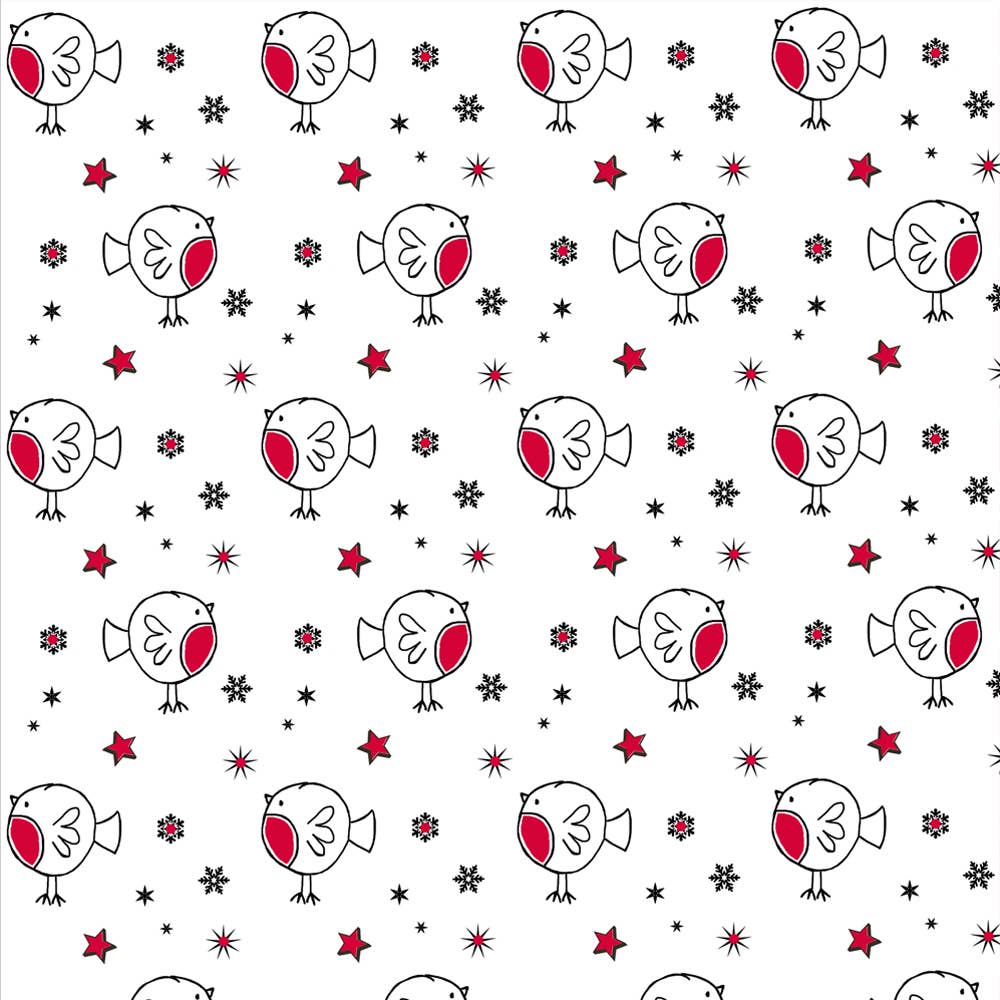 Christmas Ho Ho Wrapping Paper – Eco-Friendly FSC™ Recyclable Kraft  - Single Sheet