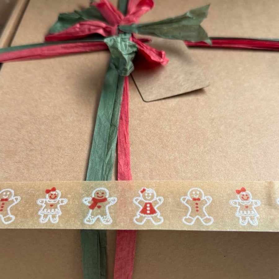 Colourful Festive Biodegradable Paper Tape 24mm x 50m