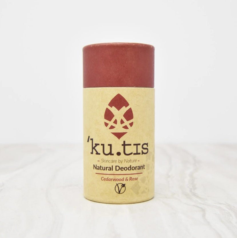 Cedarwood & Rose Natural Roll On Eco Friendly Deodorant, Plastic Free Anti Perspirant - REGN