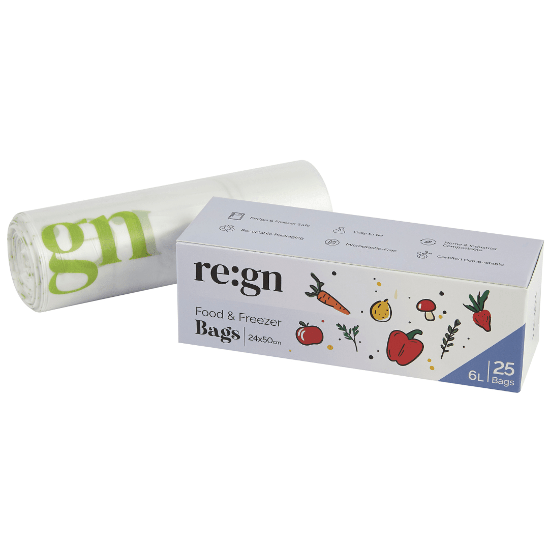 Certified Compostable Food & Freezer Bags (2L, 4L & 6L) - REGN