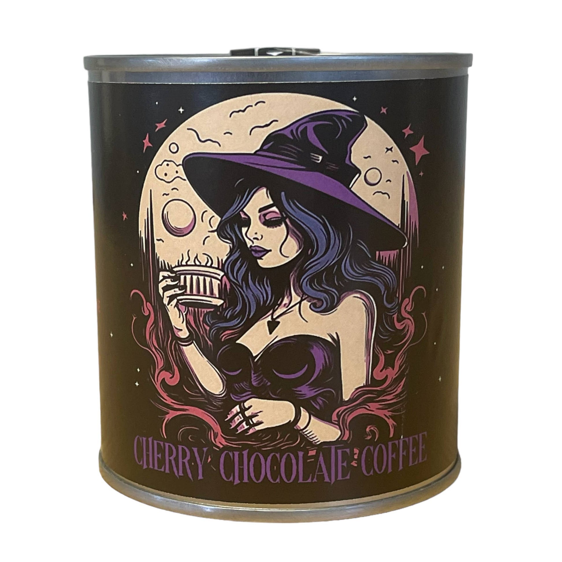 Cherry Chocolate Flavour Ground Coffee – Cafe Tarot 100ml Tin - REGN