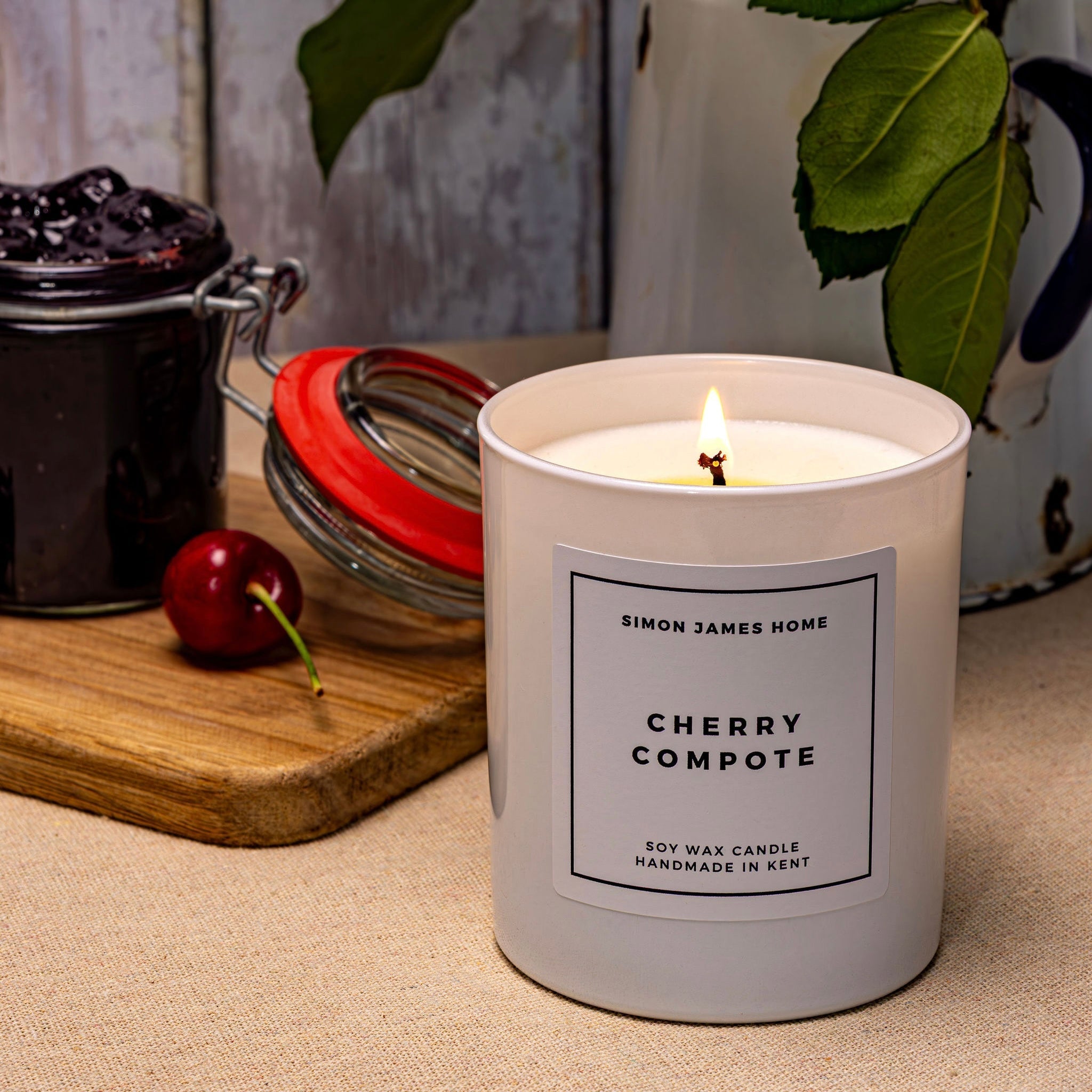 Cherry Compote Candle - Luxury Soy Wax - REGN