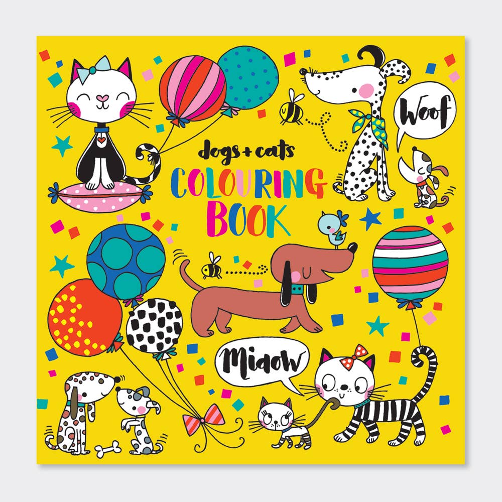 Children’s Dogs & Cats Colouring Book for Animal Lovers - REGN