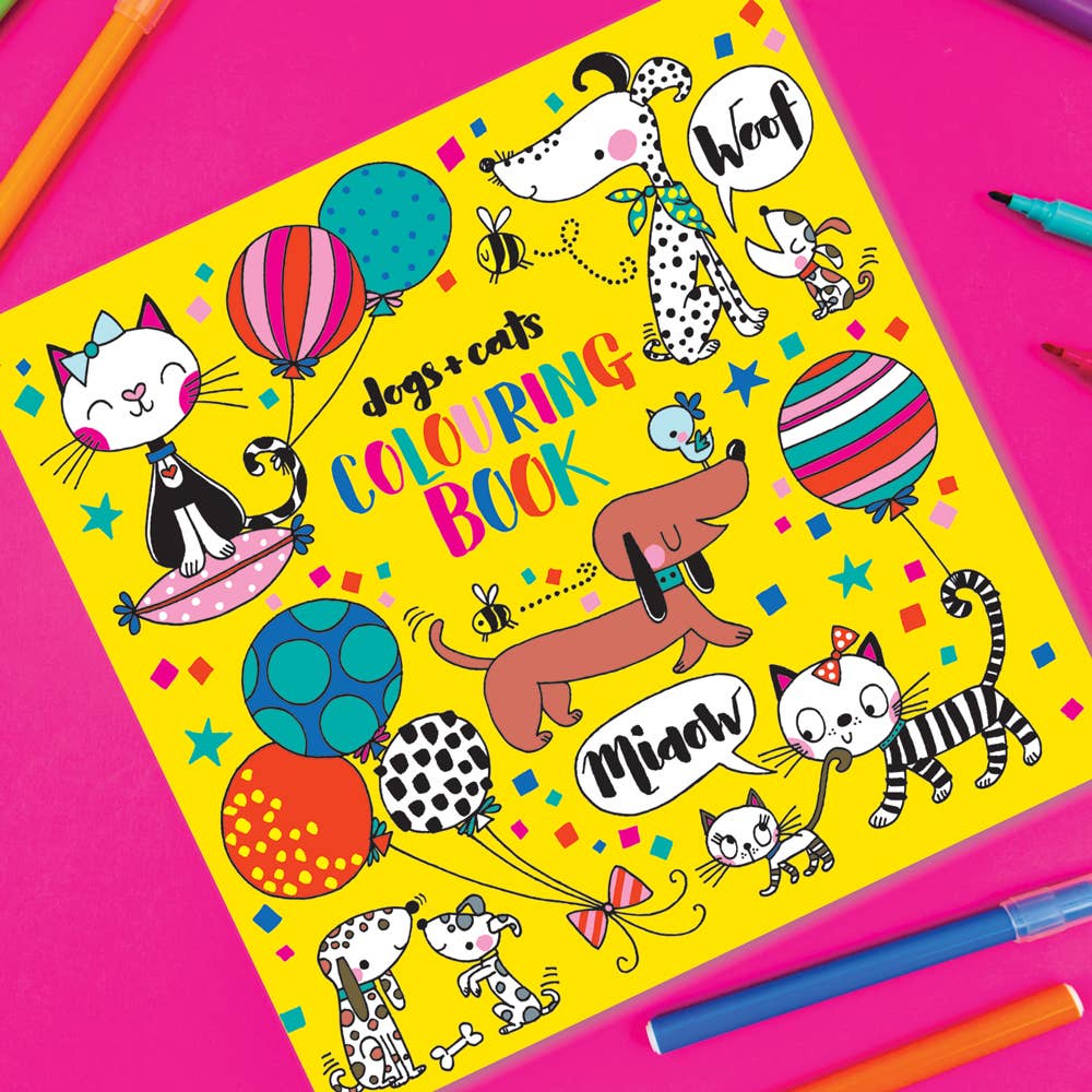 Children’s Dogs & Cats Colouring Book for Animal Lovers - REGN
