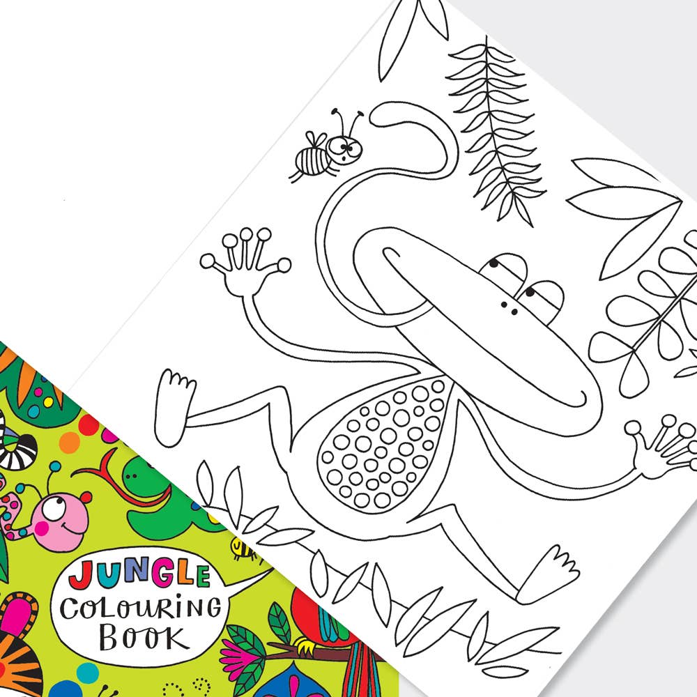 Children’s Jungle Colouring Book for Creative Play - REGN