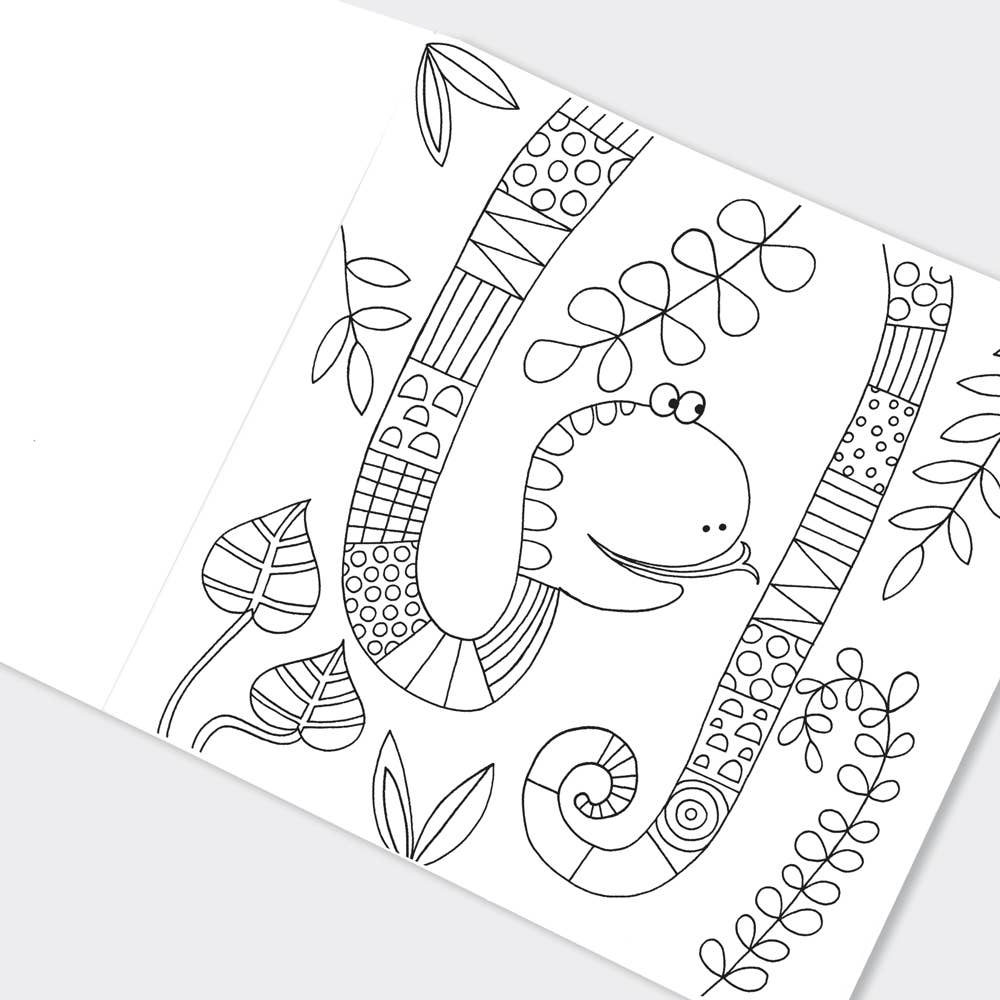 Children’s Jungle Colouring Book for Creative Play - REGN