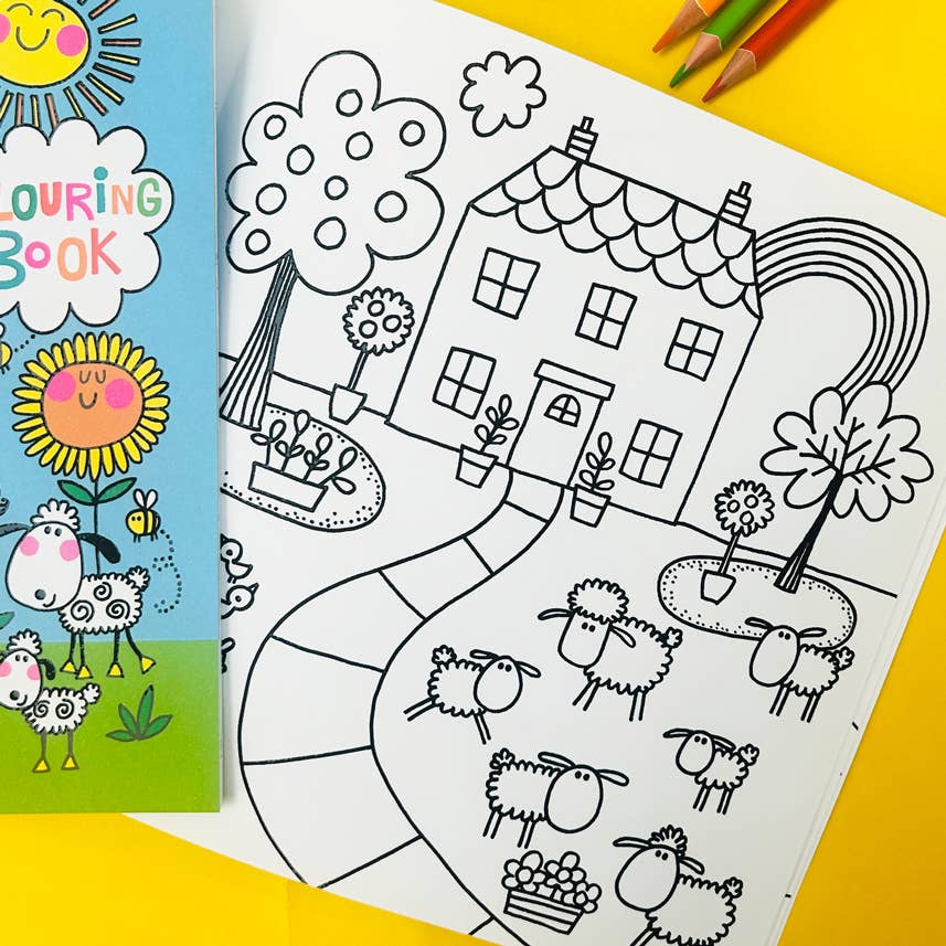 Children’s On The Farm Colouring Book for Animal Lovers - REGN