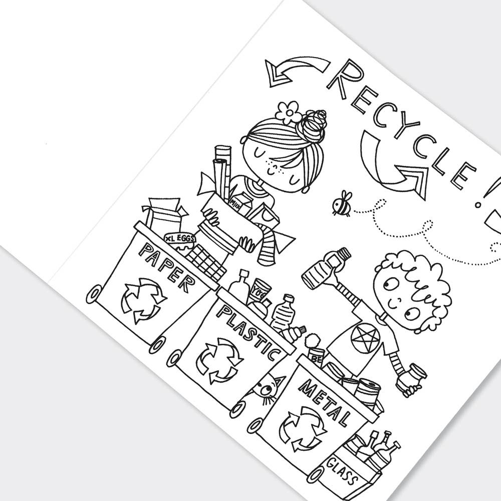 Children’s Save the Earth Colouring Book for Creative Learning - REGN