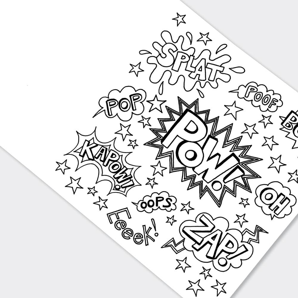 Children’s Super Hero Colouring Book for Creative Adventures - REGN