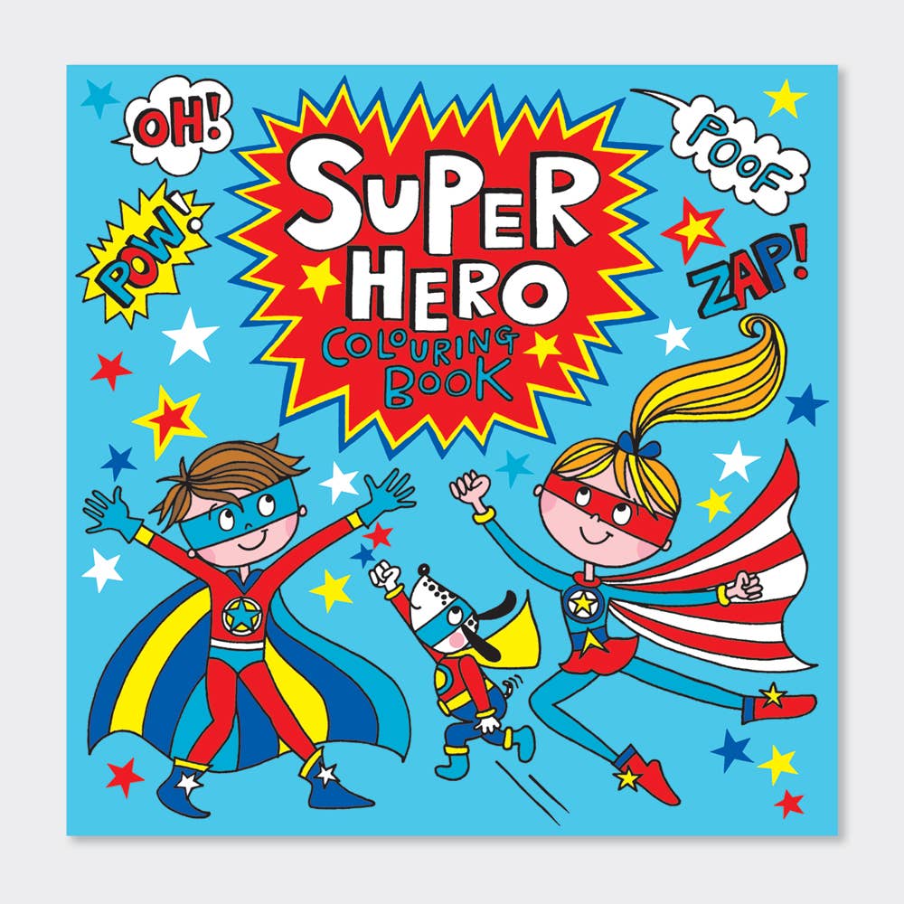 Children’s Super Hero Colouring Book for Creative Adventures - REGN