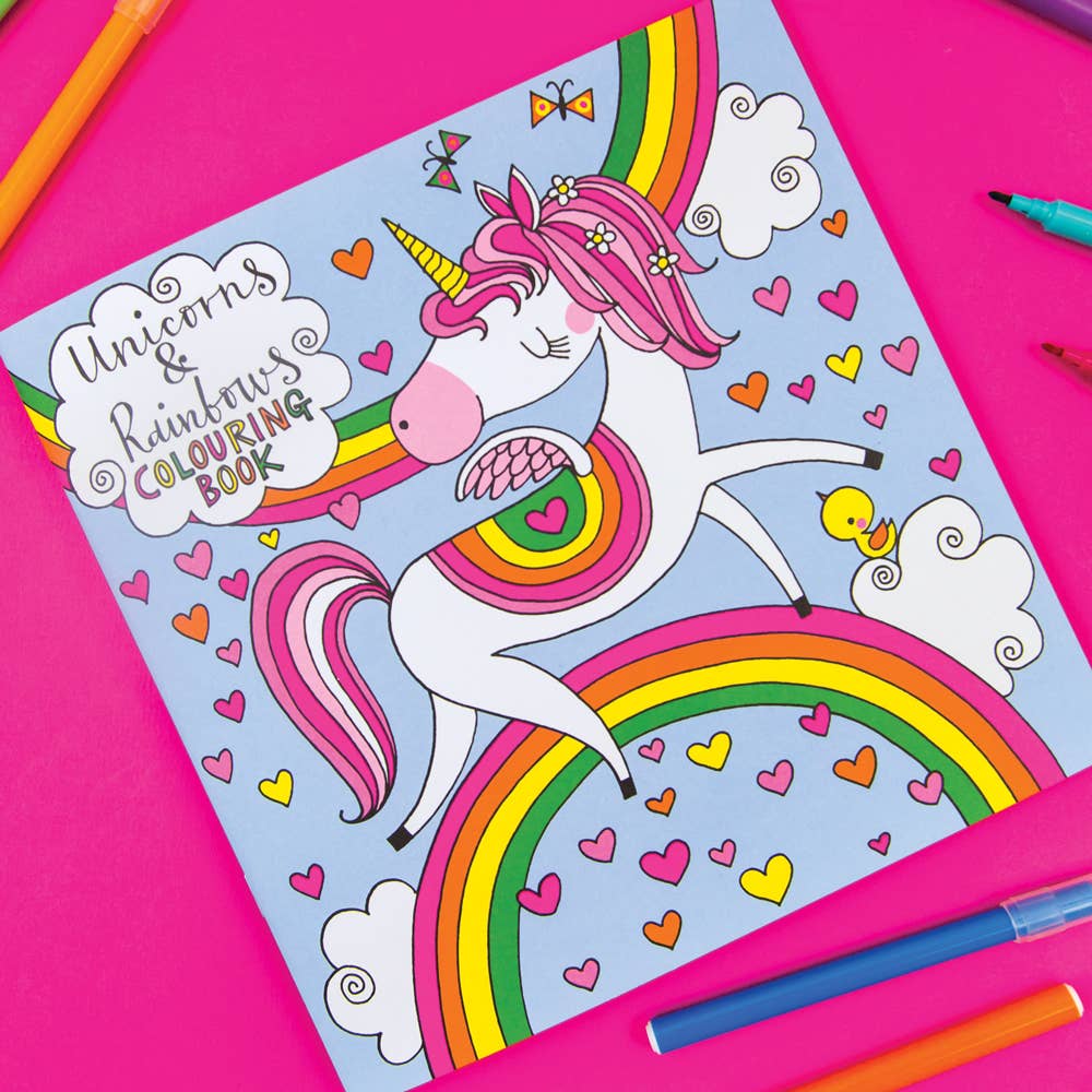 Children’s Unicorns & Rainbows Colouring Book for Creative Fun - REGN
