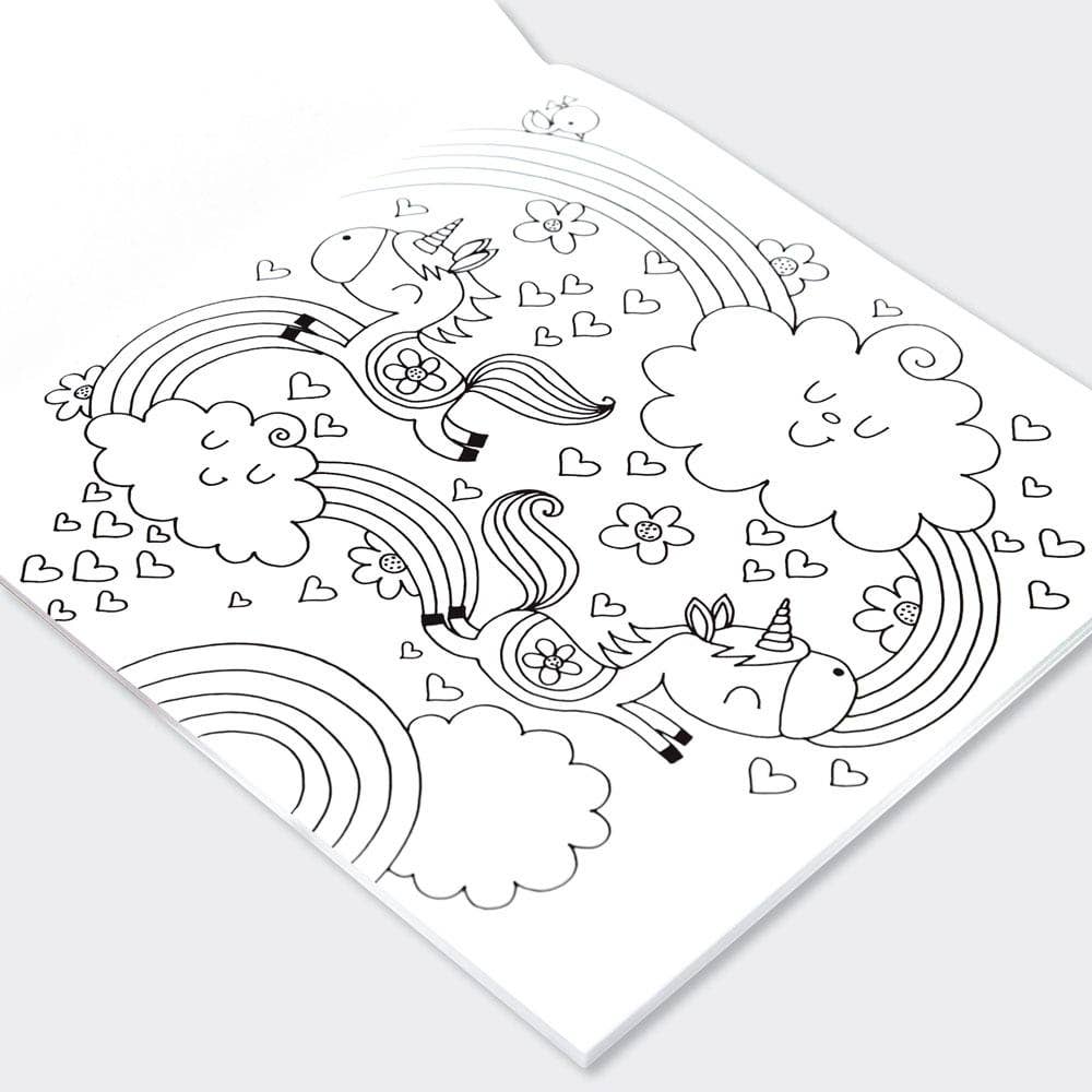 Children’s Unicorns & Rainbows Colouring Book for Creative Fun - REGN