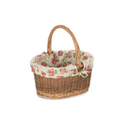 Child's Country Oval Shopper With Garden Rose Lining - REGN