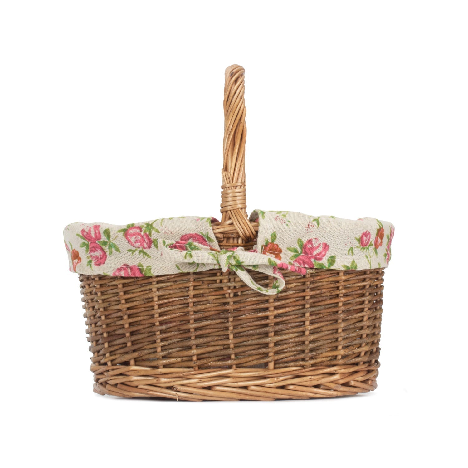 Child's Country Oval Shopper With Garden Rose Lining - REGN