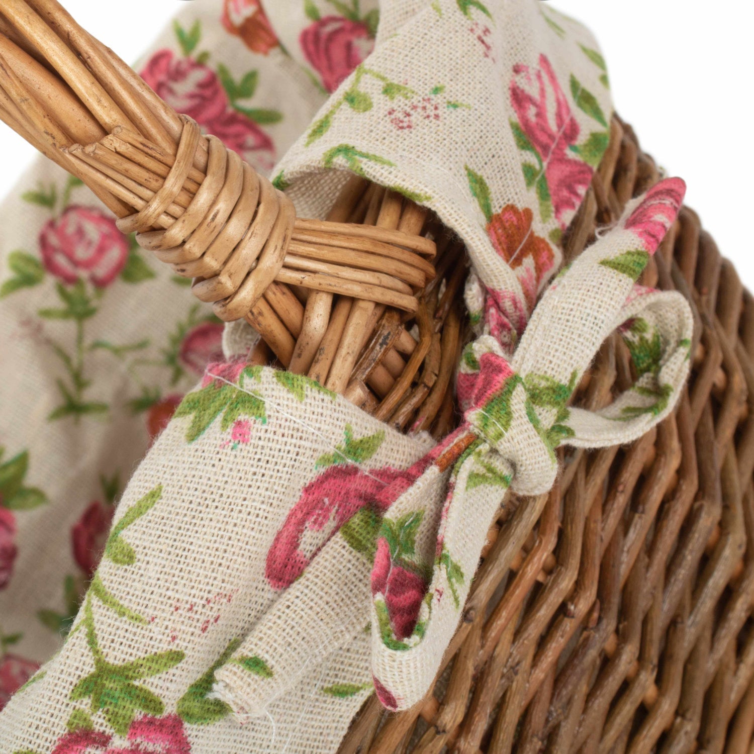 Child's Country Oval Shopper With Garden Rose Lining - REGN