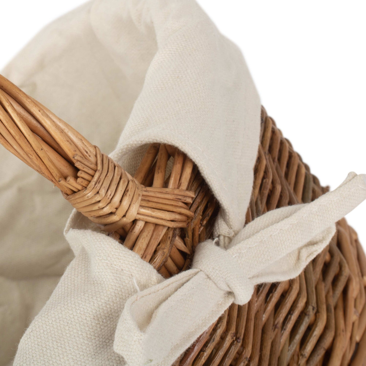 Child's Country Oval Shopper With White Lining - REGN