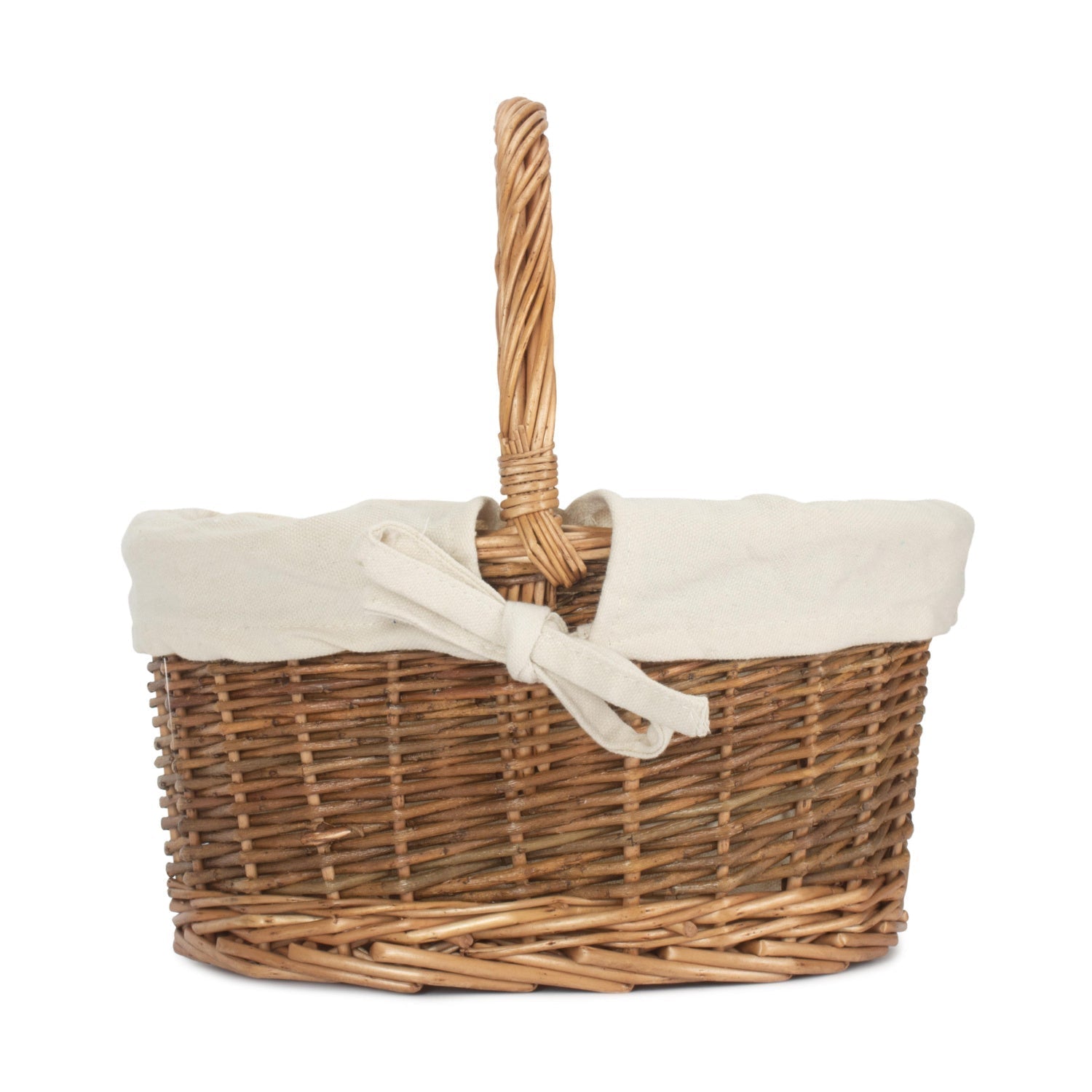 Child's Country Oval Shopper With White Lining - REGN