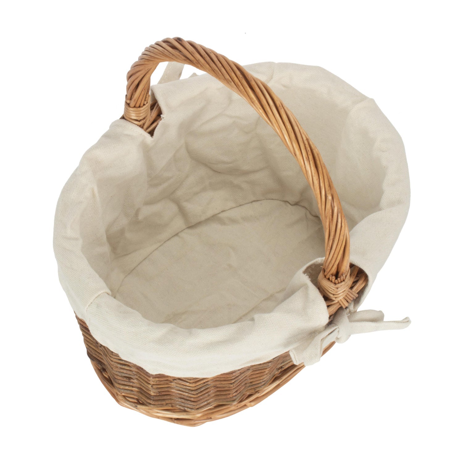 Child's Country Oval Shopper With White Lining - REGN