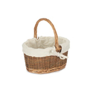 Child's Country Oval Shopper With White Lining - REGN
