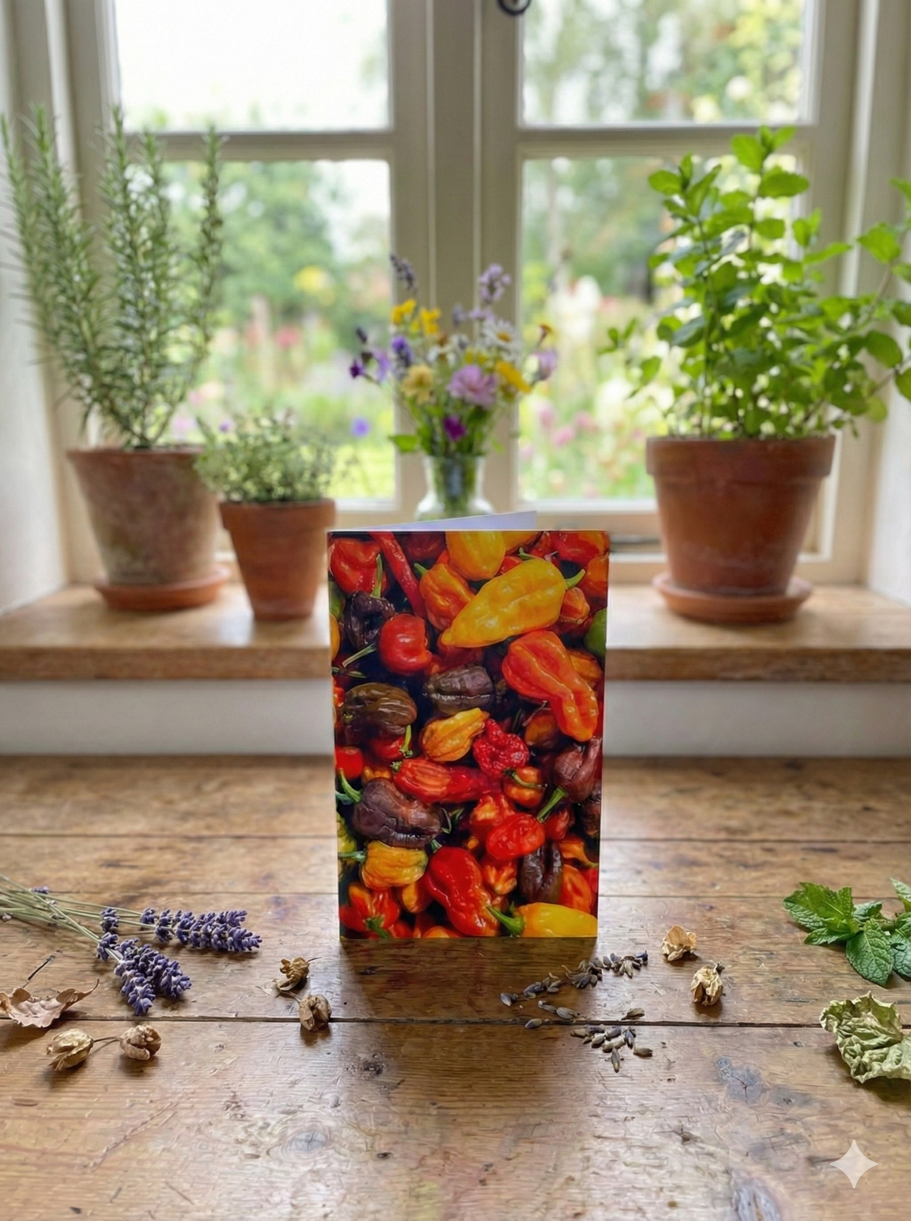 Chilli Rainbow Greeting Card - REGN